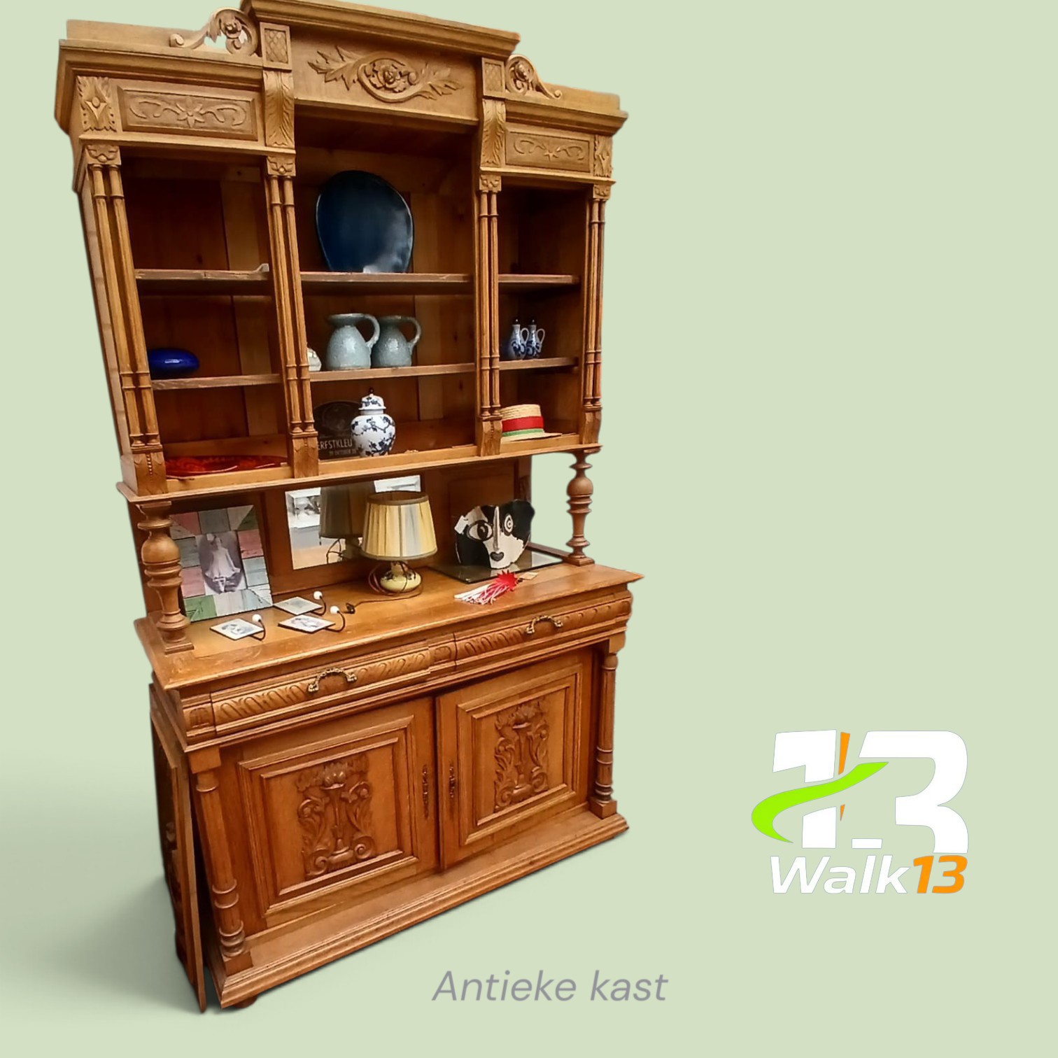Eiken Buffetkast art.nr 40706