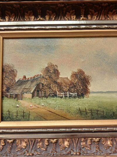 setje schilderijtjes J. Verda 12 x 18 cm art.nr 40747