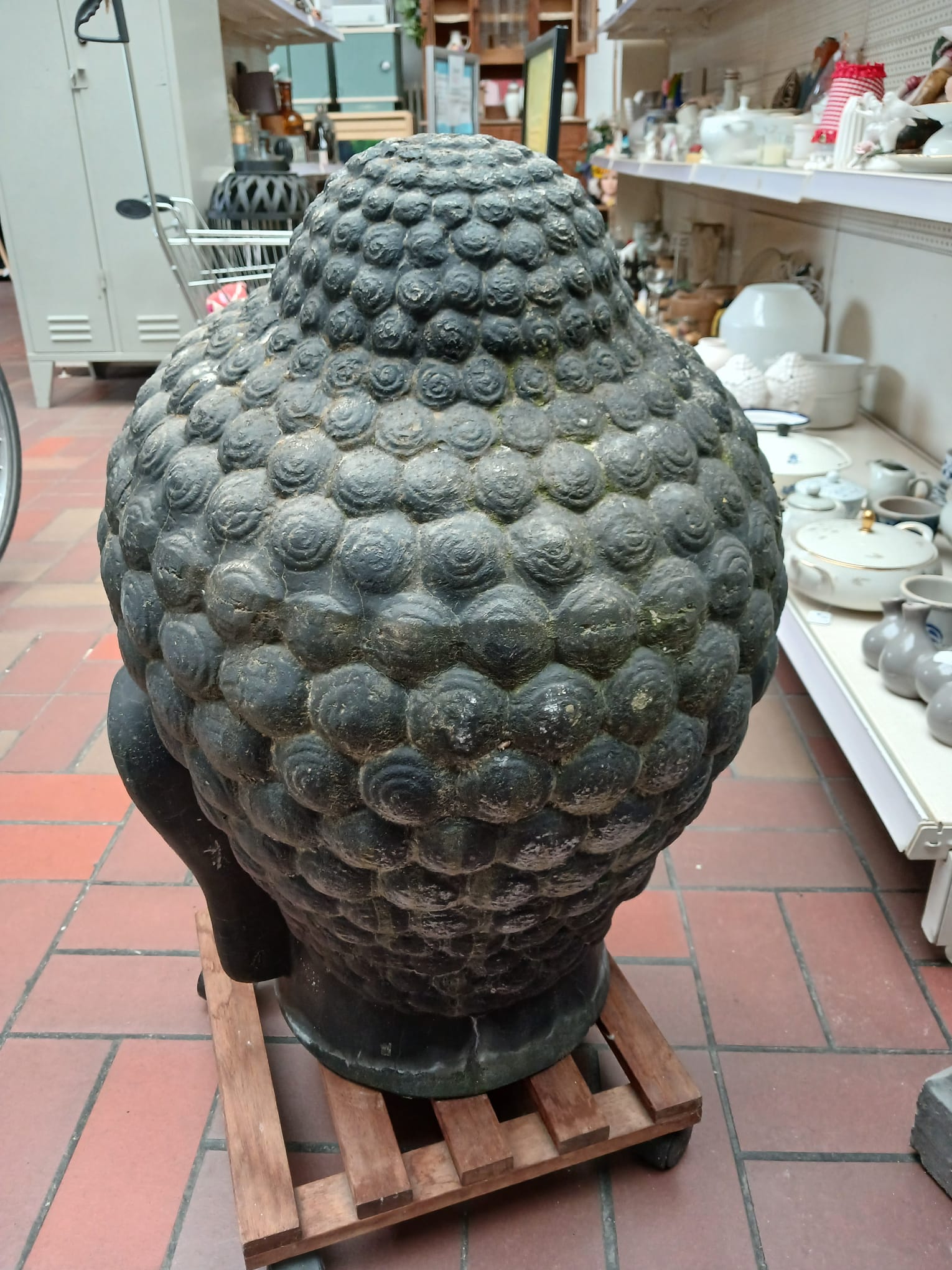 Boedha hoofd art.nr 40619 - Afbeelding 3