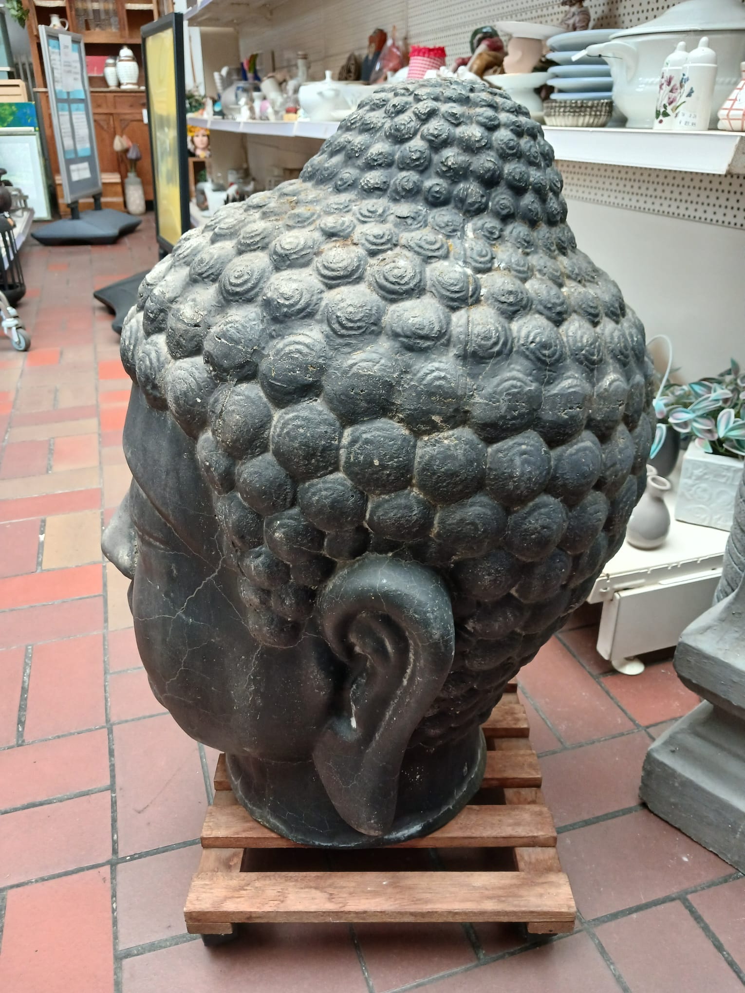Boedha hoofd art.nr 40619 - Afbeelding 2