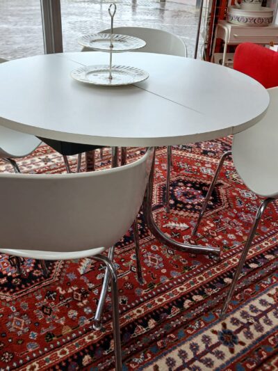 Vintage Sintesi Orbit Large eetkamerstoelen en eethoek (Italiaans design) art.nr